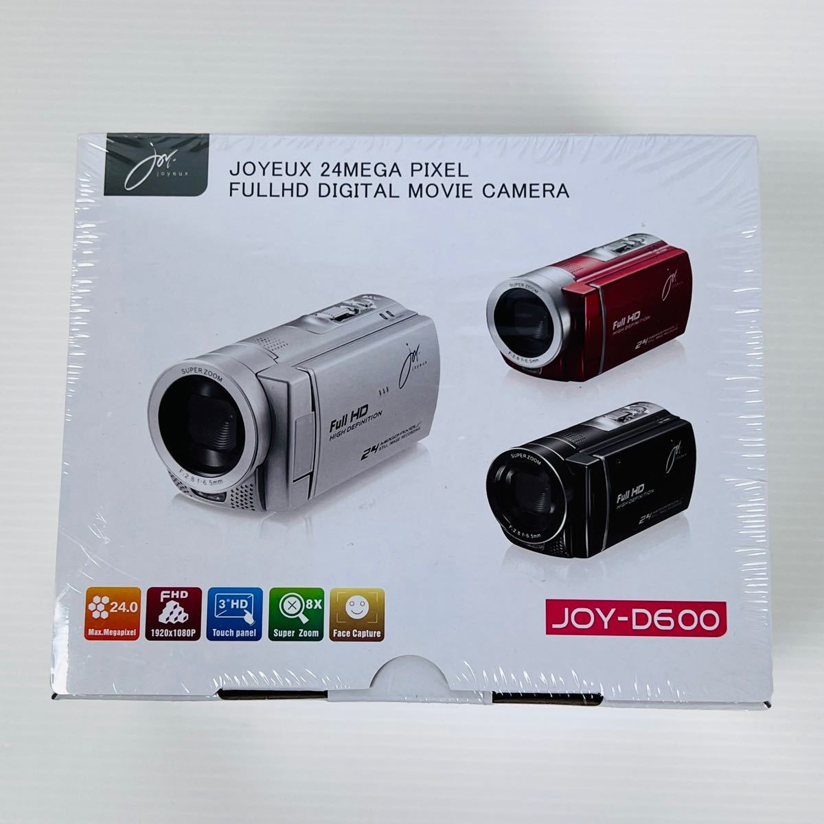 上品なスタイル 新品未使用 ジョワイユ ビデオカメラ 3型液晶搭載 2400万画素対応⑧ sushitai.com.mx