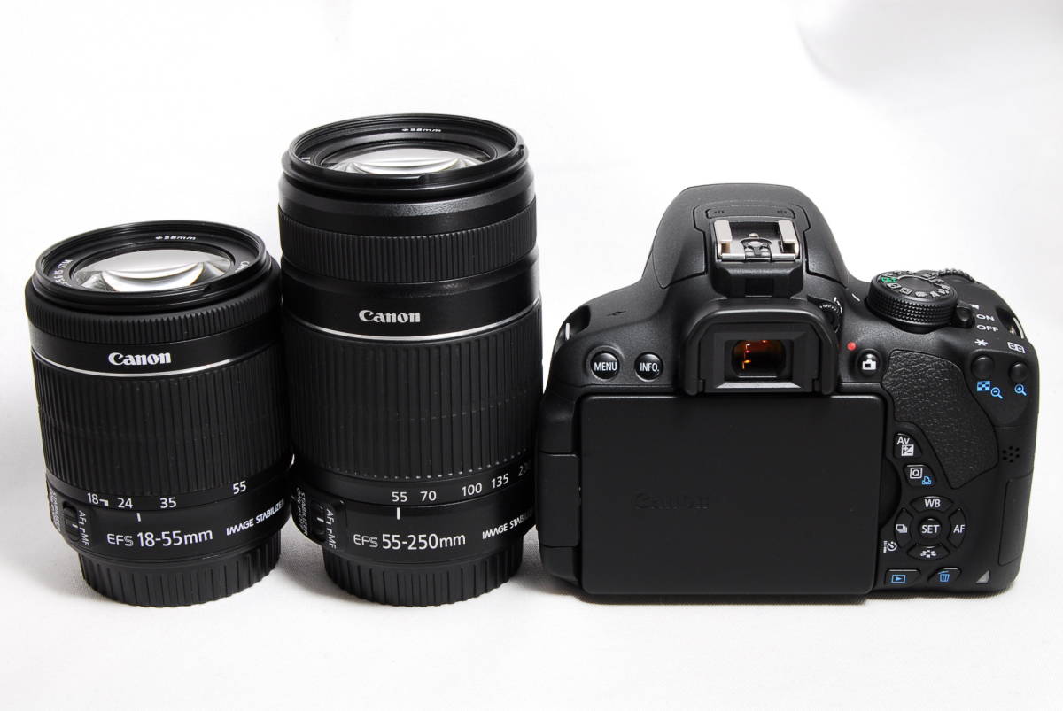 極上級 入門 Canon キヤノン EOS Kiss X7i 純正Wレンズセット 安心保証 