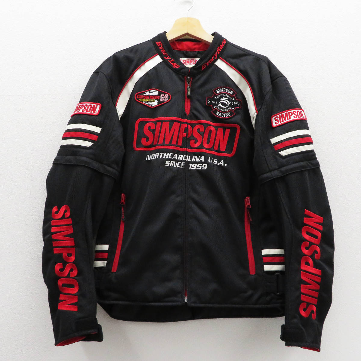 美品 シンプソン SIMPSON メッシュジャケット サイズ:LL - バイクウエア