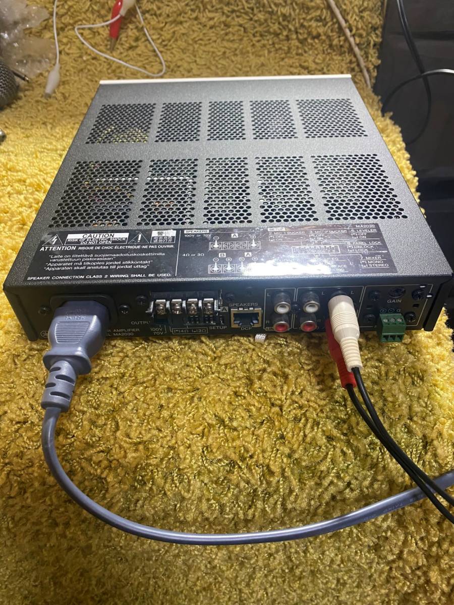 MA-2030 YAMAHA ヤマハ 設備店舗用パワーアンプ 品良品 再入荷 | www