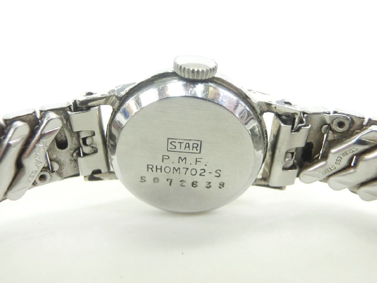【Y-5783】シチズン CITIZEN 手巻き腕時計 ローネ Rhone RHOM702-S レディース腕時計 アンティーク ビンテージ 動作品 現状品【千円市場】_画像2