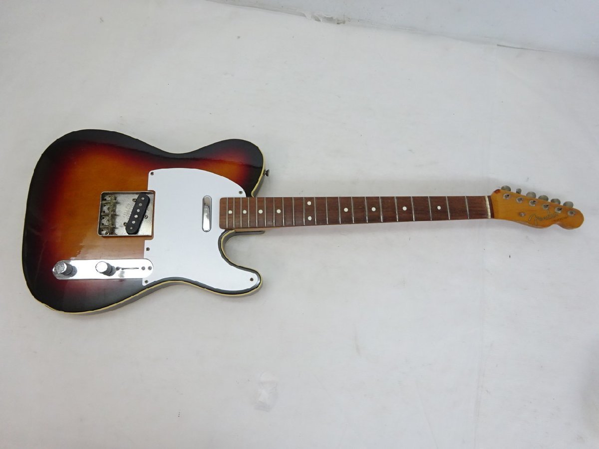 【HV-0097】1円 Fender Japan フェンダージャパン TELECASTER テレキャスター Aシリアル エレキギター 弦欠品 ジャンク【千円市場】_画像2