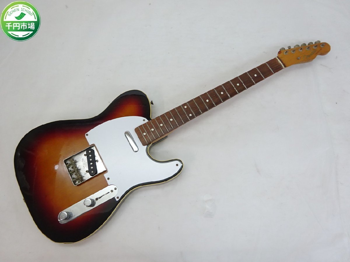 【HV-0097】1円 Fender Japan フェンダージャパン TELECASTER テレキャスター Aシリアル エレキギター 弦欠品 ジャンク【千円市場】_画像1