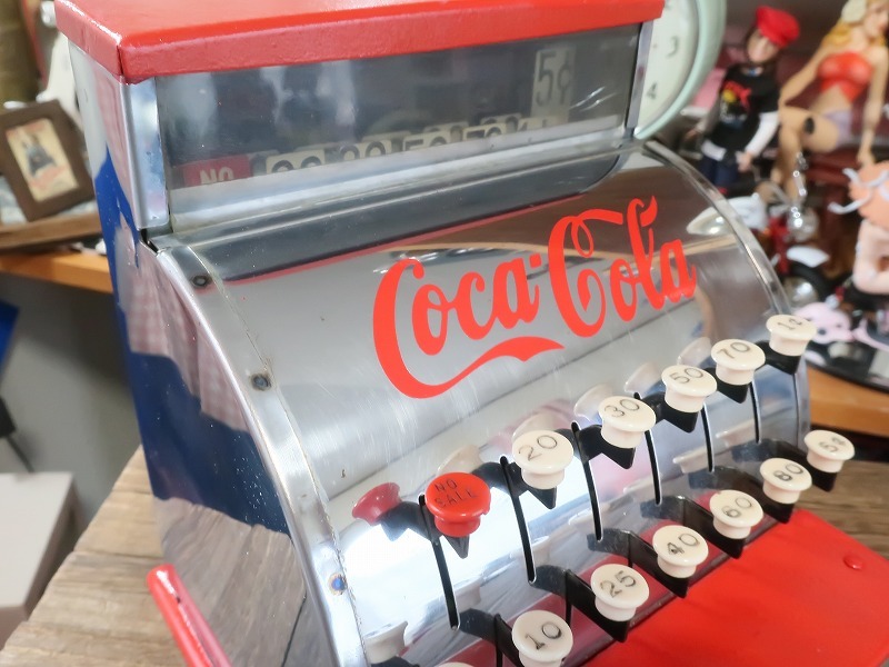 当時物☆コカコーラ 本物 50s ビンテージ トイレジスター レトロ