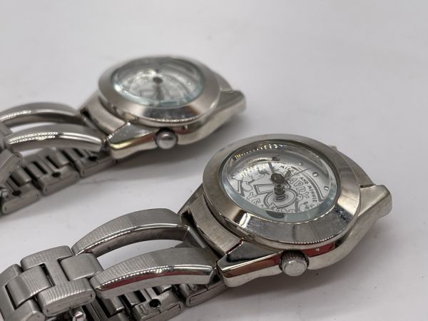 0503-527S⑥14025　SEIKO　ALBA　セイコー　アルバ　AKA　V701-5E80　腕時計　ミッキー＆ミニー　70周年　クォーツ　2点まとめ