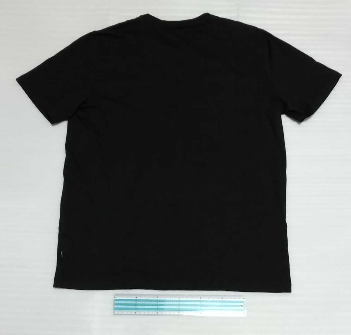 未使用 PUMA ボックス ビッグ ロゴ プリント 半袖Tシャツ メンズ サイズ XXL 102-106 プーマ ジャパン 581386 ブラック黒ホワイト白 綿100%_背面です。