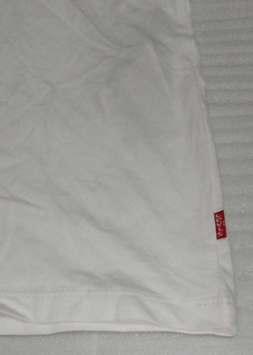 未使用 LEVI'S LEVIS リーバイス レディース女性用ウィメンズ サイズL半袖バットウイング ロゴTシャツ トップス ティー ホワイト白レッド赤_レッドタブがあります。