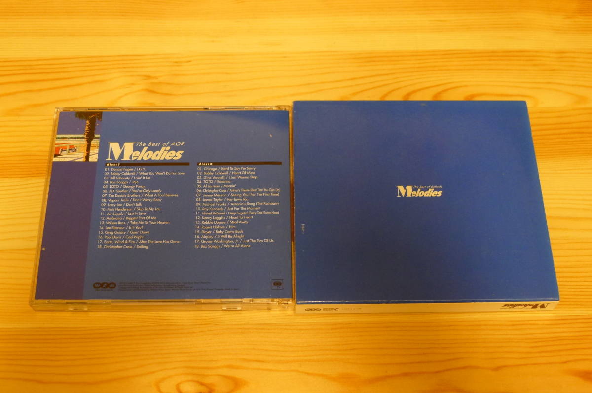 Melodies The Best Of 2作4枚組セット AOR Ballads / Bobby Caldwell, Christoper Cross, Journey, Toto, Boz Scag, Air Supply, Chicago