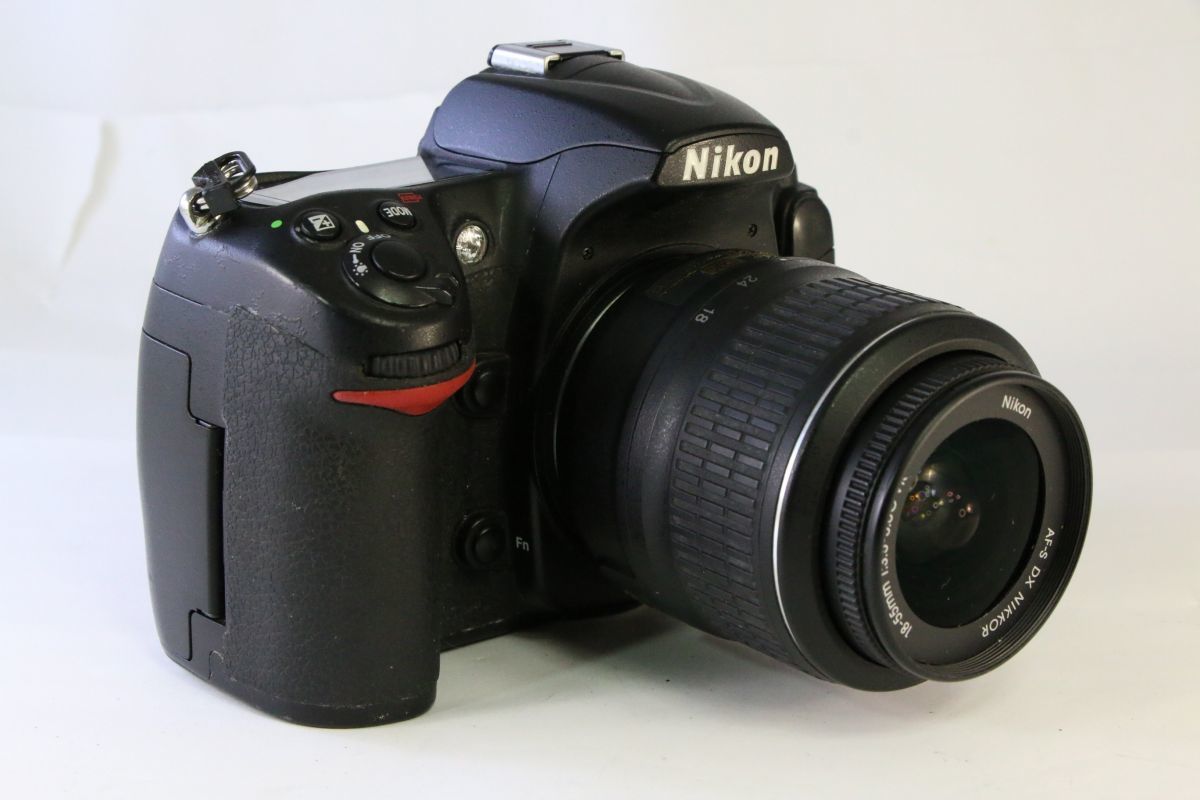 良質  実用★ニコン G★フラッシュも完動★バッテリー付き・充電器欠品★EE134 F3.5-5.6 18-55mm NIKKOR DX D300+AF-S Nikon ニコン
