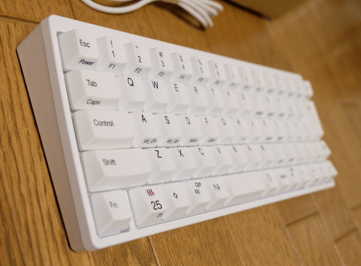 送料無料】HHKB Professional HYBRID Type-S 雪 日本語配列 / 無刻印