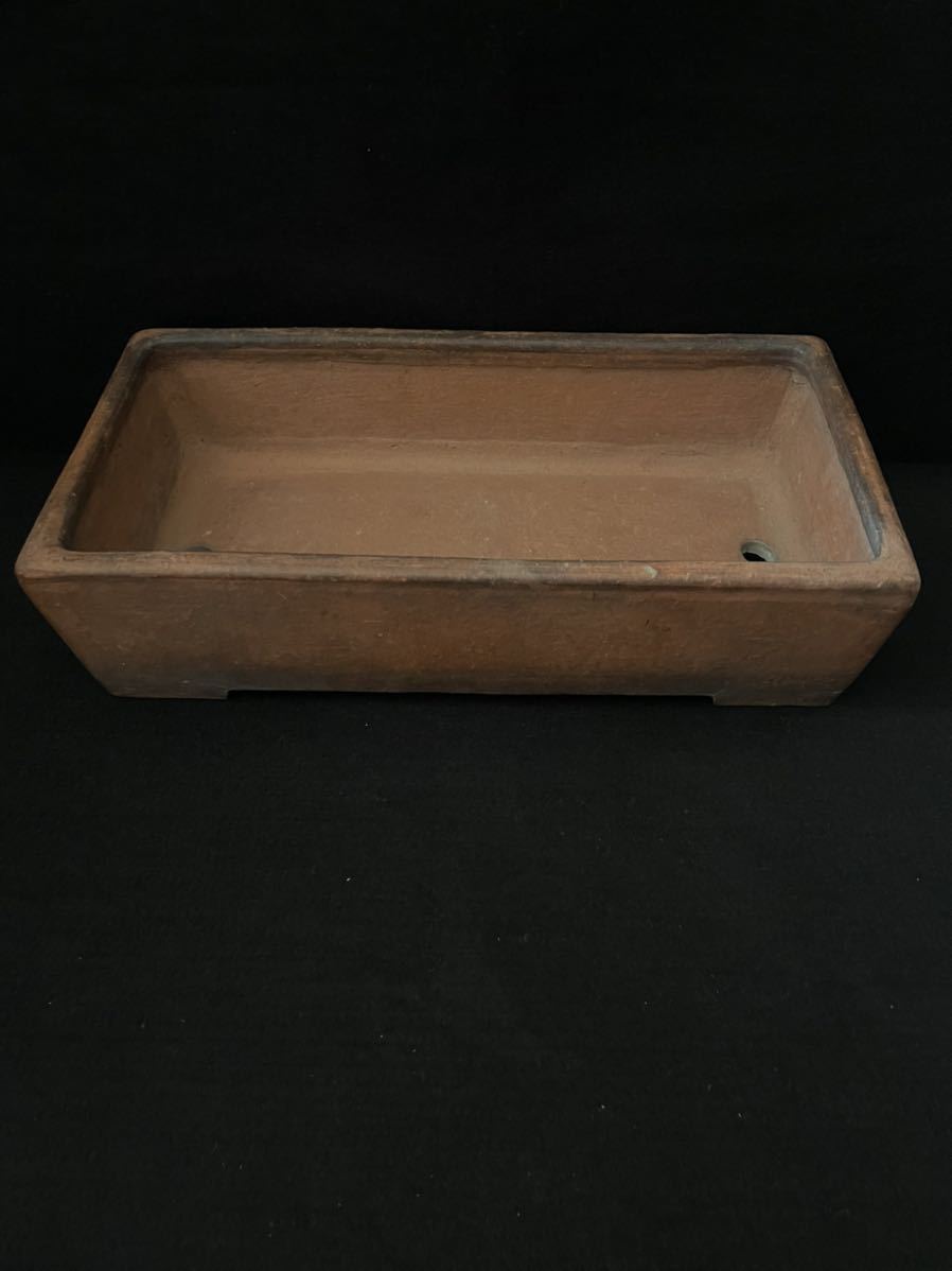 鉢 盆栽鉢 古い中国鉢 白泥 中渡 落款有り 35cm mycimportadores.com.pe
