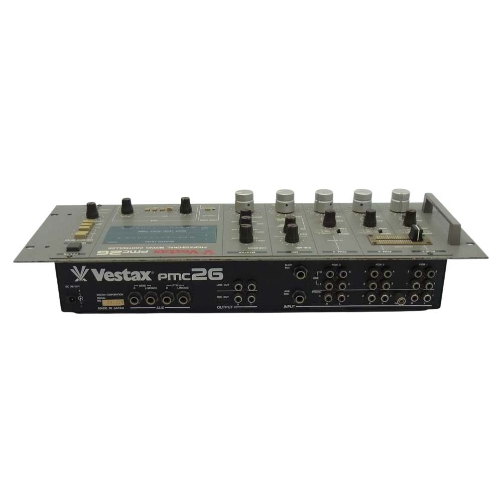 1円~】 Vestax ベスタクス DJミキサー PMC26 ロータリーミキサー