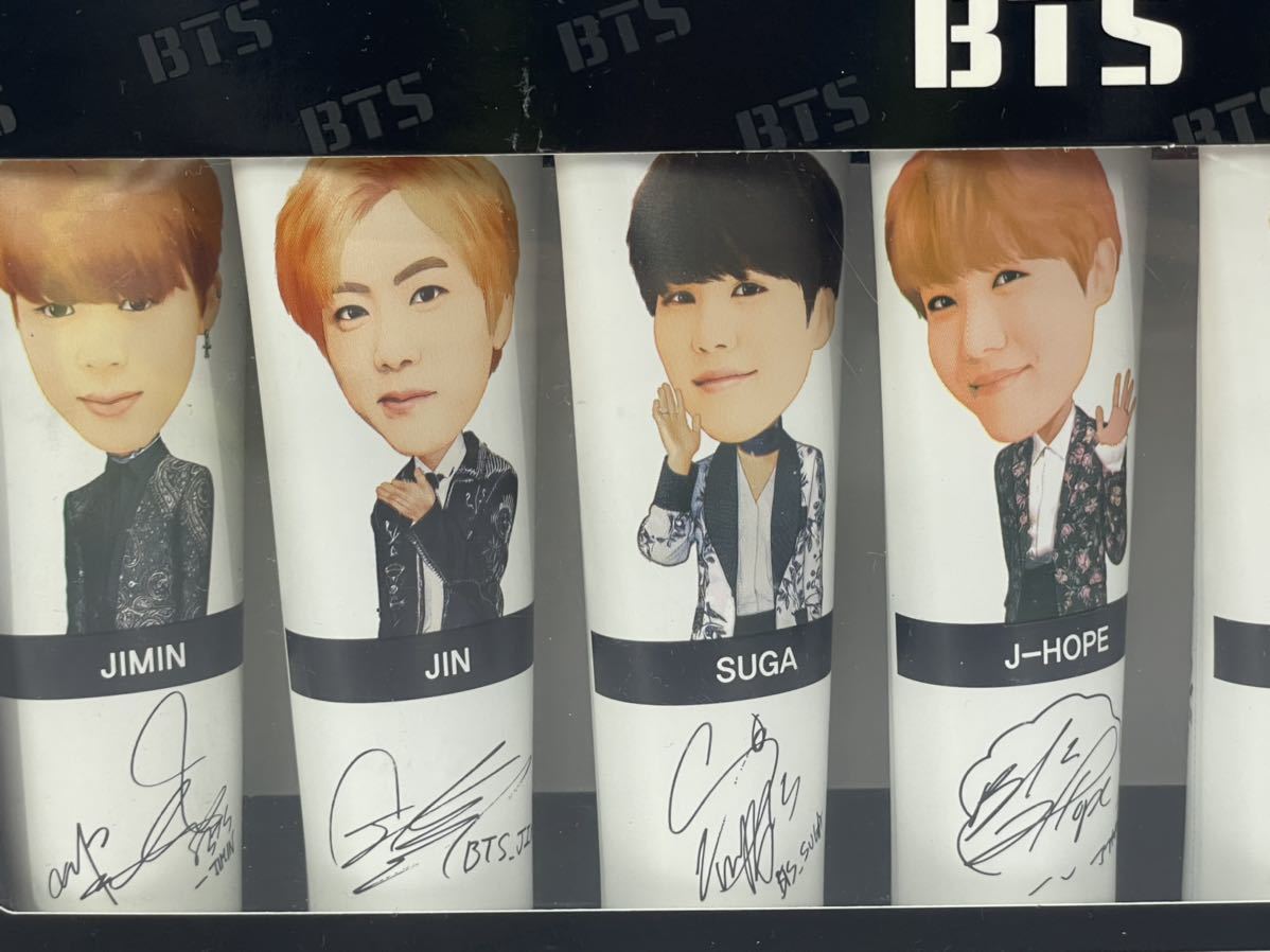 BTS крем для рук 30ml×7EA 7 шт. комплект автограф принт . лицо . коллекция товары 