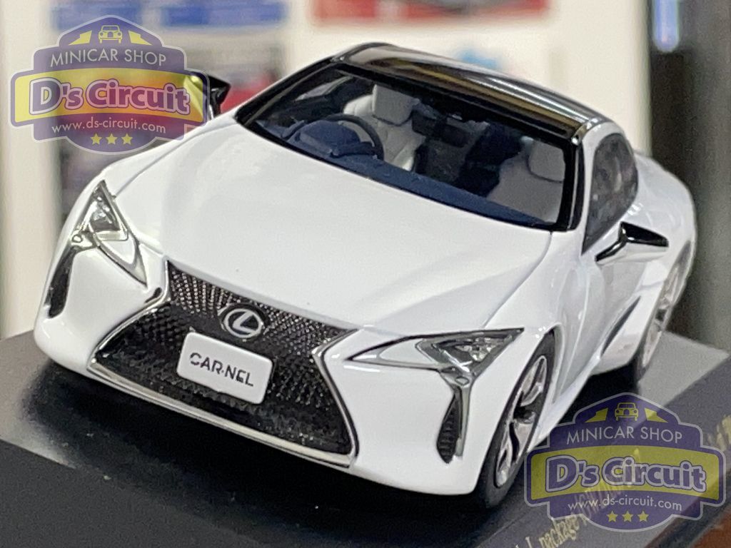 即決あり CARNEL CN431704 500台限定 1/43 レクサス LC500h Lパッケージ 2017 (ホワイトノーバガラスフレーク)_画像2