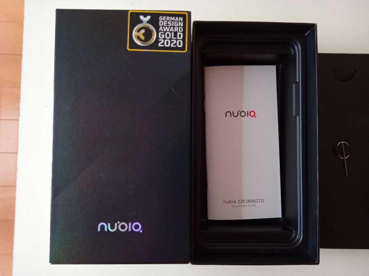 1円スタート 超希少 Nubia Z20 SIMフリー 裏表2画面スマホ NX627J