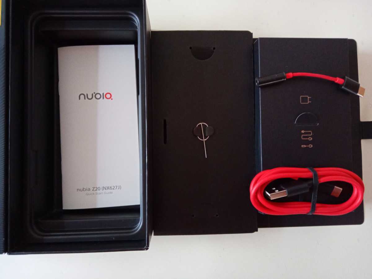 1円スタート 超希少 Nubia Z20 SIMフリー 裏表2画面スマホ NX627J