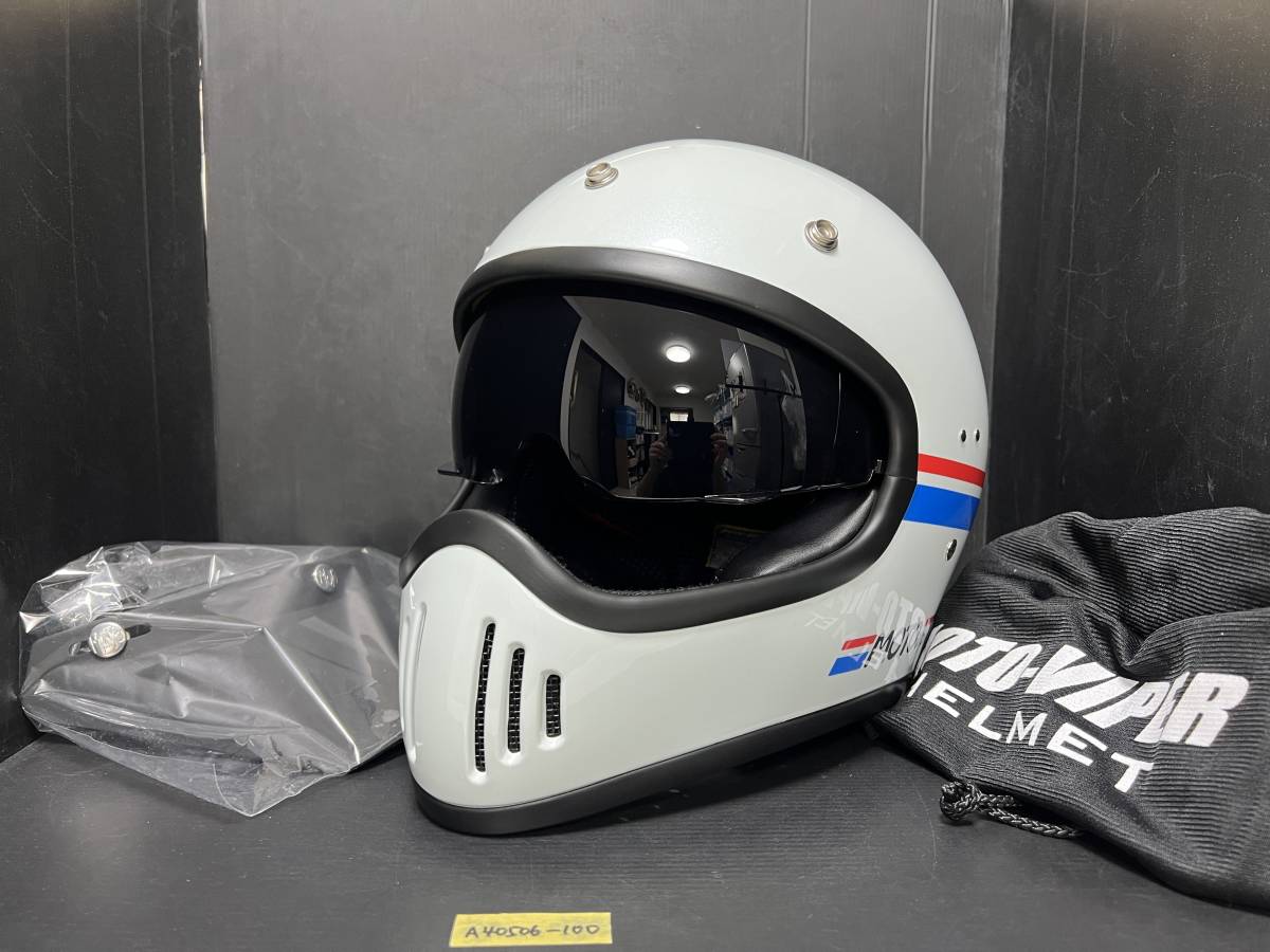 ヘルメット GPカンパニー MOTO-VIPER MP400 hopper VINTAGE LINE ビンテージライン Lサイズ (A40506-100)