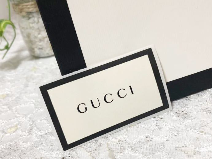 グッチ 「 GUCCI 」ショッパー 2枚組 紙袋 ショップ袋 ブランド紙袋