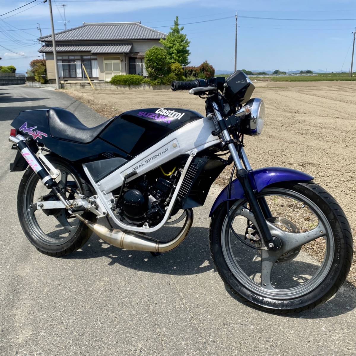 スズキ ウルフ50 NA11A 書類付 現状 希少 社外 検)CB GT KH GS FT MVX