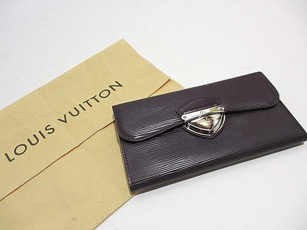 ☆LOUIS VUITTON ルイヴィトン エピ 三つ折り長財布 コンパクト スリム