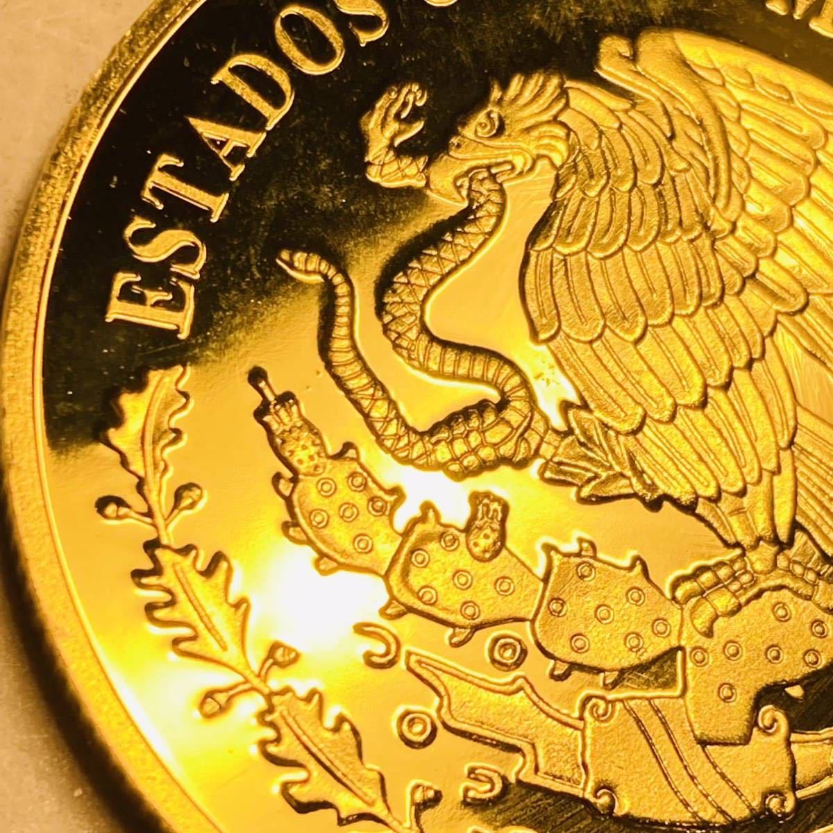 964 旧家蔵出し 外国金貨 メキシコ 自由の女神 記念メダル リバティ 
