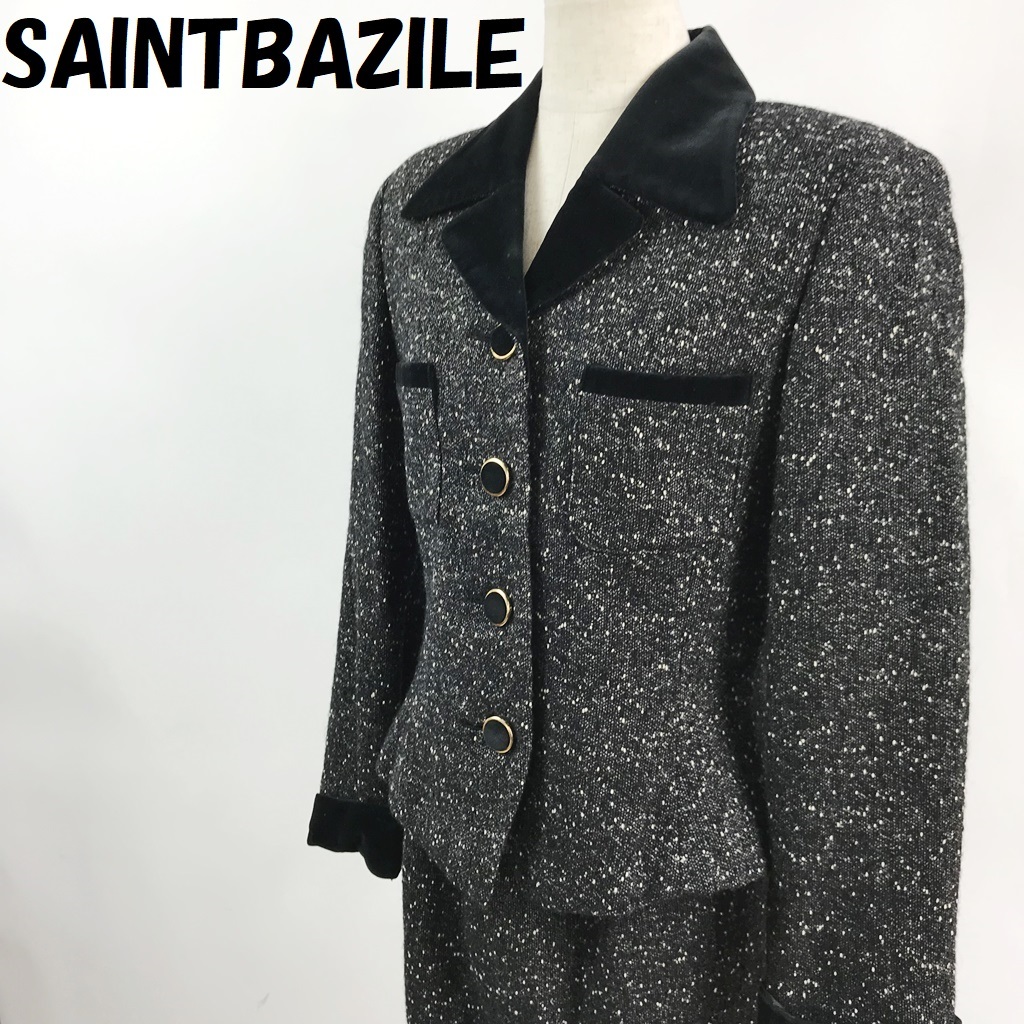 SAINT BAZILE S3929 サイズ9AR63 ジャケット スカート スリット 