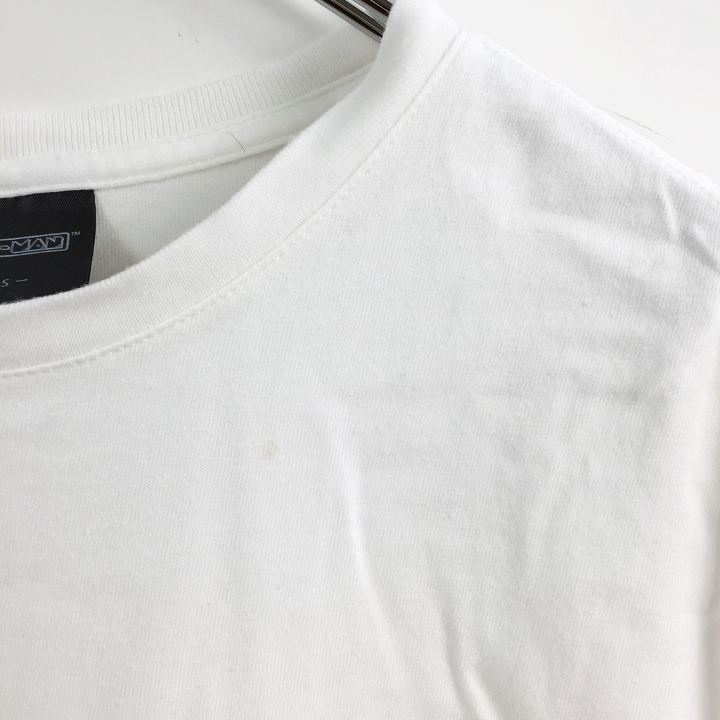 【人気】GU/ジーユー PAC-MAN パックマン プリント 半袖Tシャツ グラフィックT コットン100％ ホワイト サイズS レディース/S4164_画像4