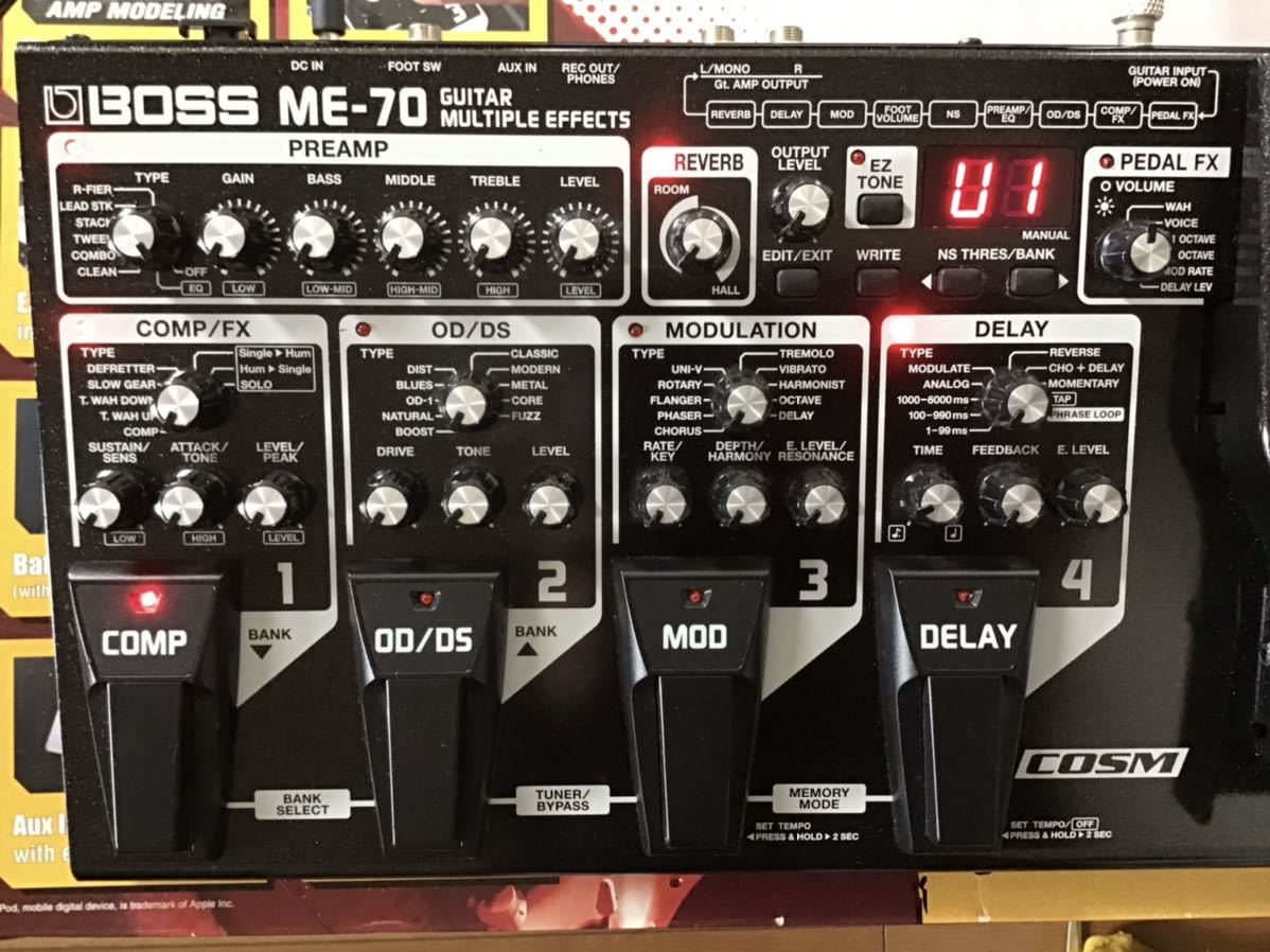 鉄道運行 boss me70 マルチエフェクター - camaraaruana.go.gov.br