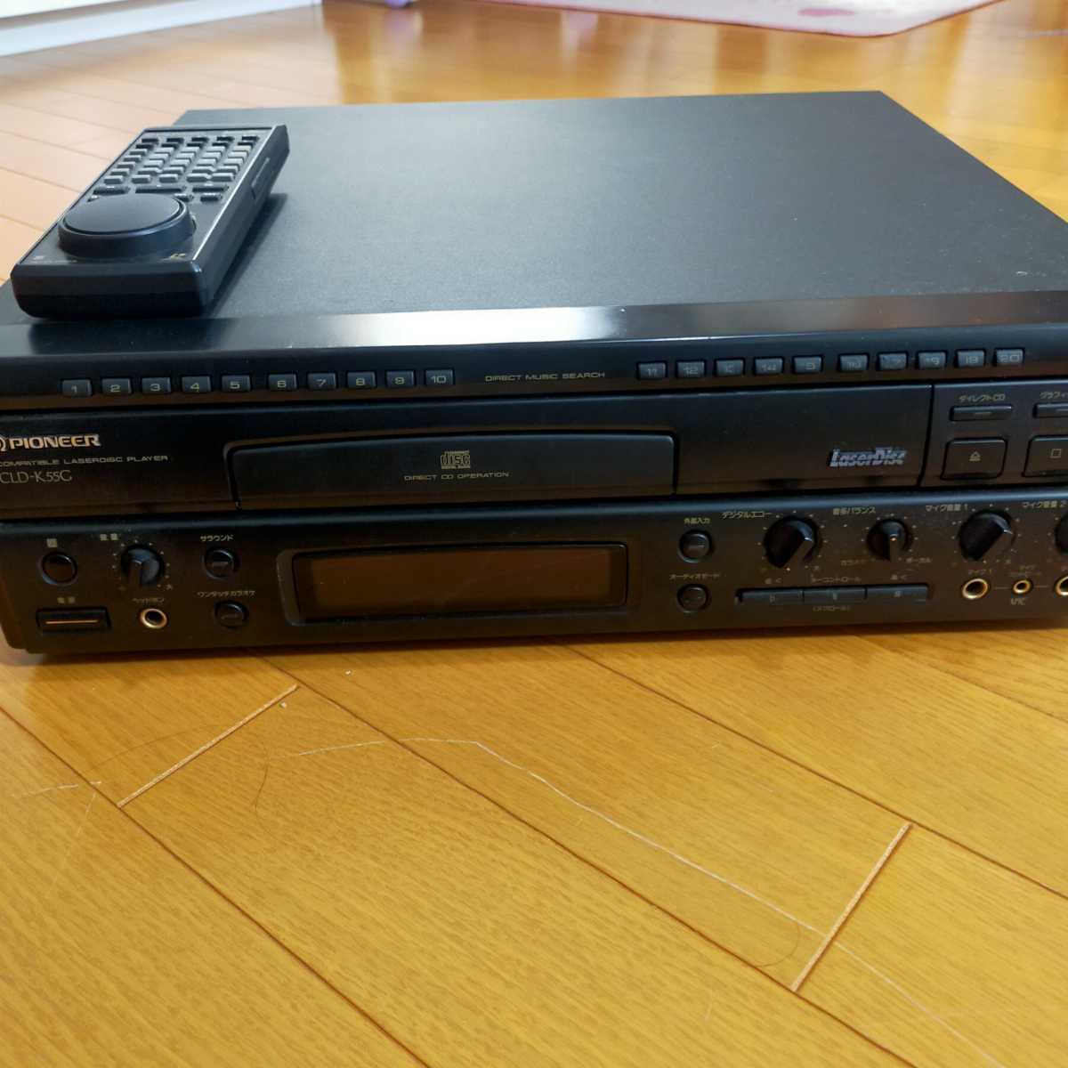 カラオケ機能搭載】Pioneer レーザーディスクプレーヤー CLD-K55G LP3