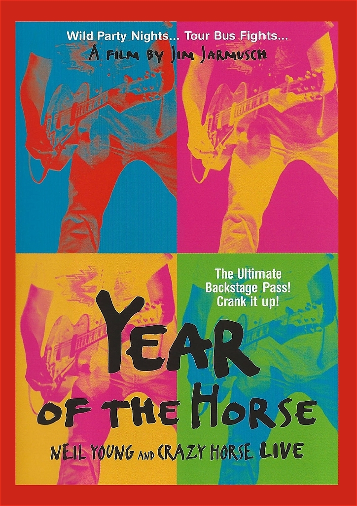 US版ポスター『イヤー・オブ・ザ・ホース』（Year of the Horse) (1997)#2★ジム・ジャームッシュ/ニールヤング＆クレイジーホース_ポスターサイズ：29.7cm × 42cm