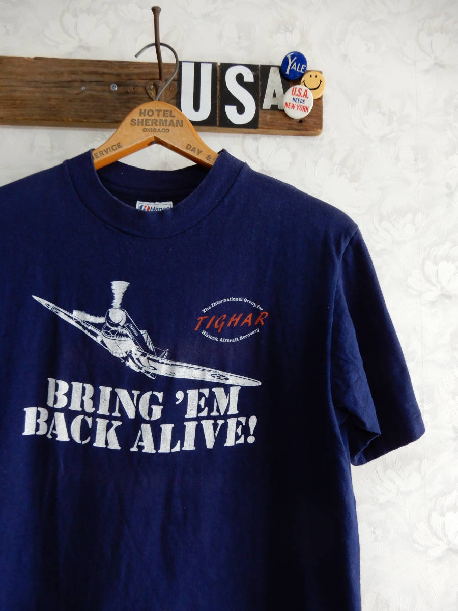 美品！グッドプリント！８０ｓヘインズビーフィービンテージＴシャツＵＳＡ製アメリカ米国８０年代Hanes BeefyヴィンテージＶＩＮＴＡＧＥ_画像1