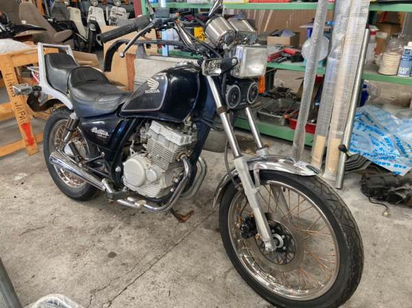 ホンダ CBX125カスタム JC12 フロントアクスルシャフト H317-28_画像10