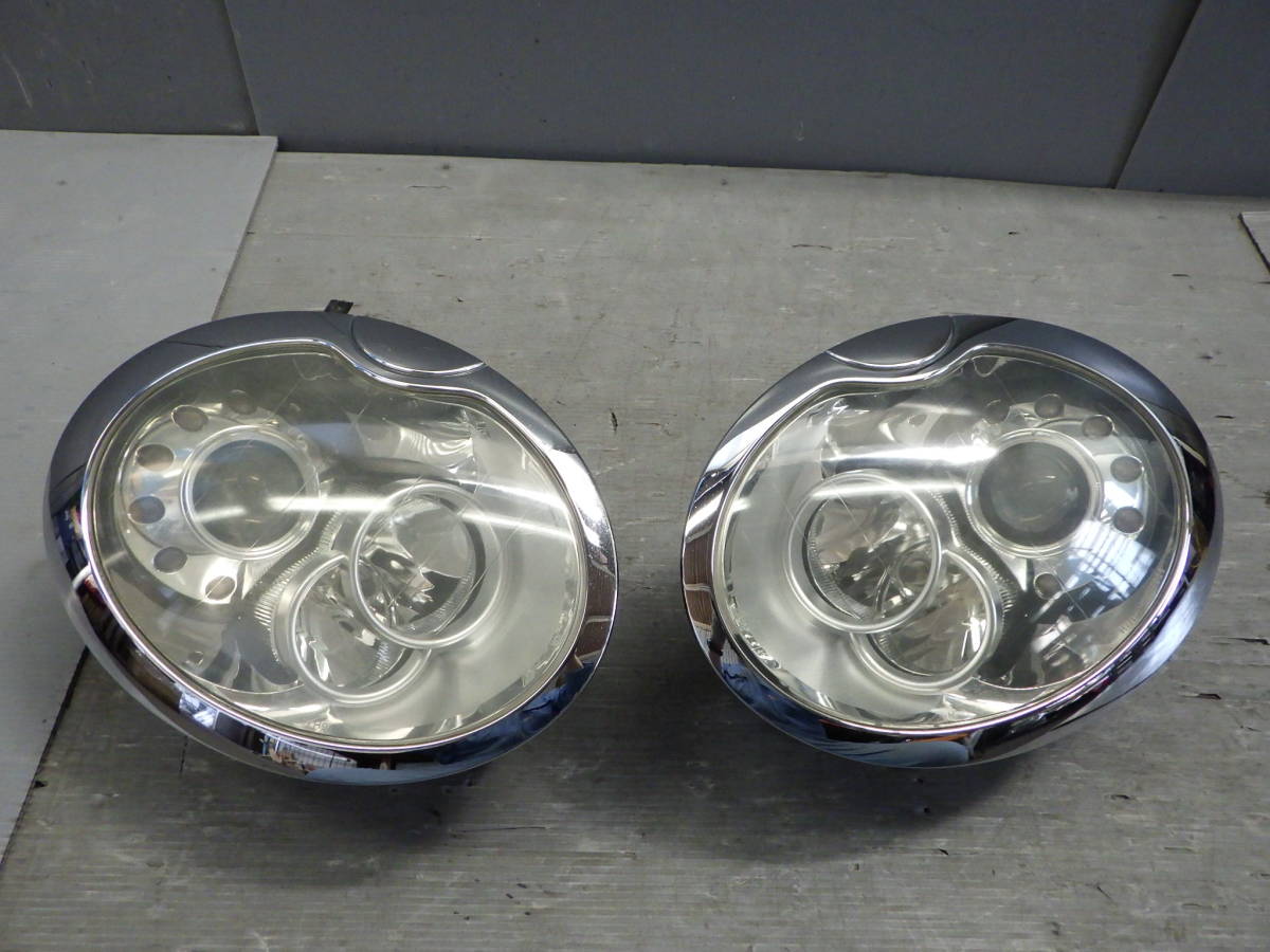 BMWミニ H17年 RE16 R53 ミニクーパーS 純正 HID ヘッドライト左右 04