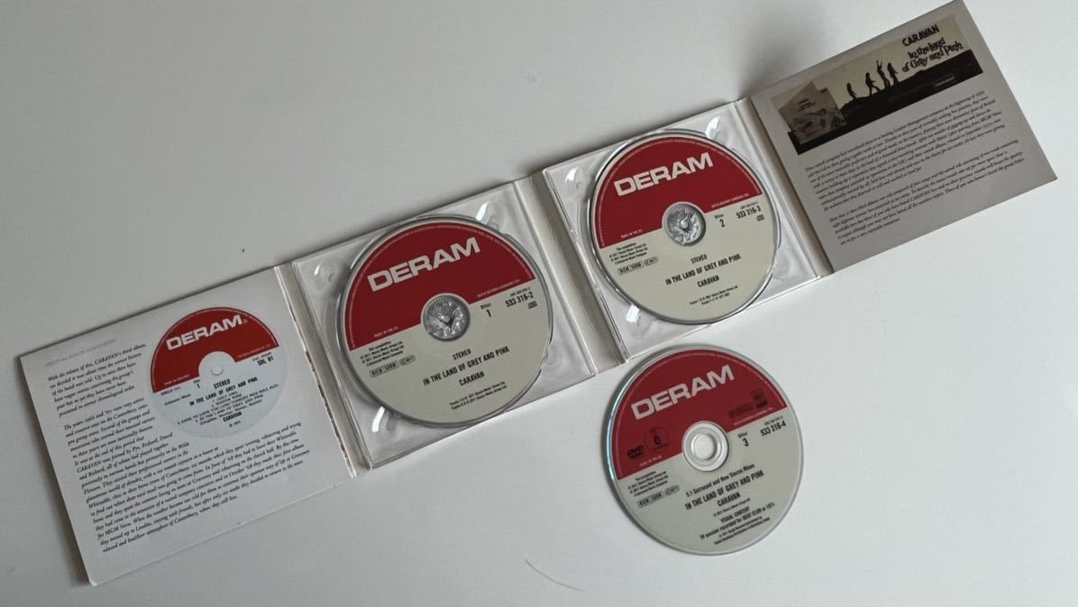 ■40周年記念Edition グレイとピンクの地 / キャラヴァン 2CD+DVD CARAVAN In the Land of Grey and Pink 40th Anniversary DELUXE Edition