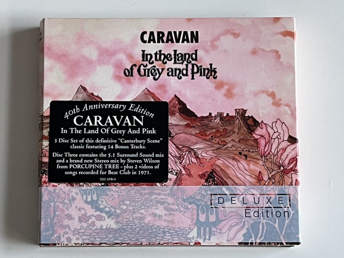 ■40周年記念Edition グレイとピンクの地 / キャラヴァン 2CD+DVD CARAVAN In the Land of Grey and Pink 40th Anniversary DELUXE Edition