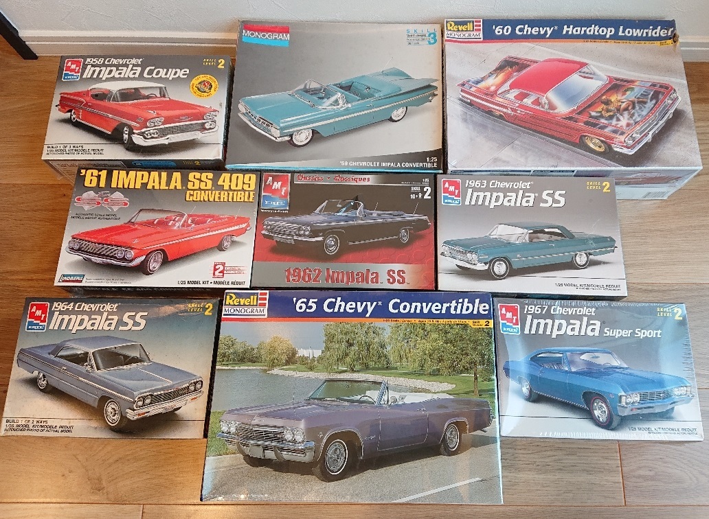 【新品】シボレー インパラ 9個セット！！ (1958,1959,1960,1961,1962,1963,1964,1965,1967)_画像1