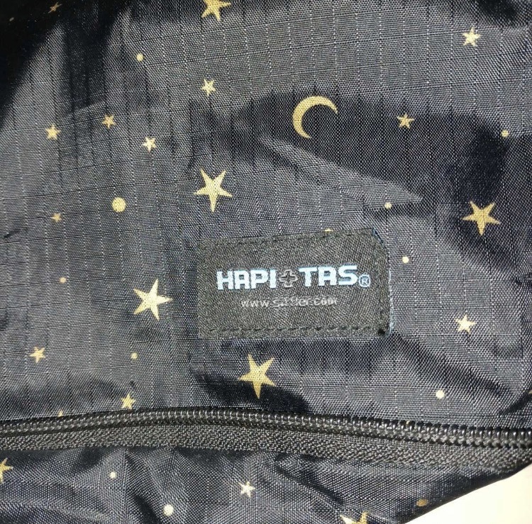 ★ハピタス HAPITAS 折りたたみボストンバッグ(大型) スターリーブラック_画像8