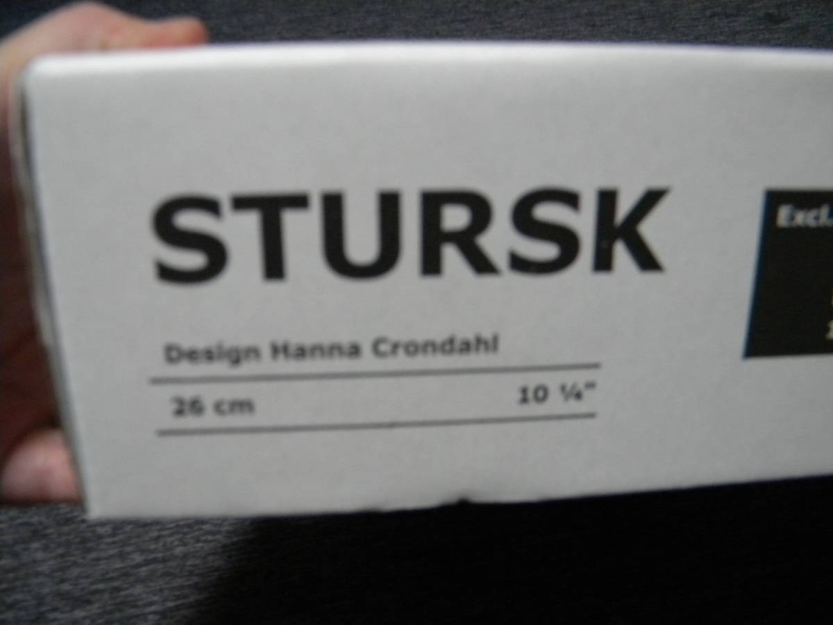 IKEA】【電池付き】STURSK/ストゥルスク ウォールクロック ブラック26 cm 【正規販売店】