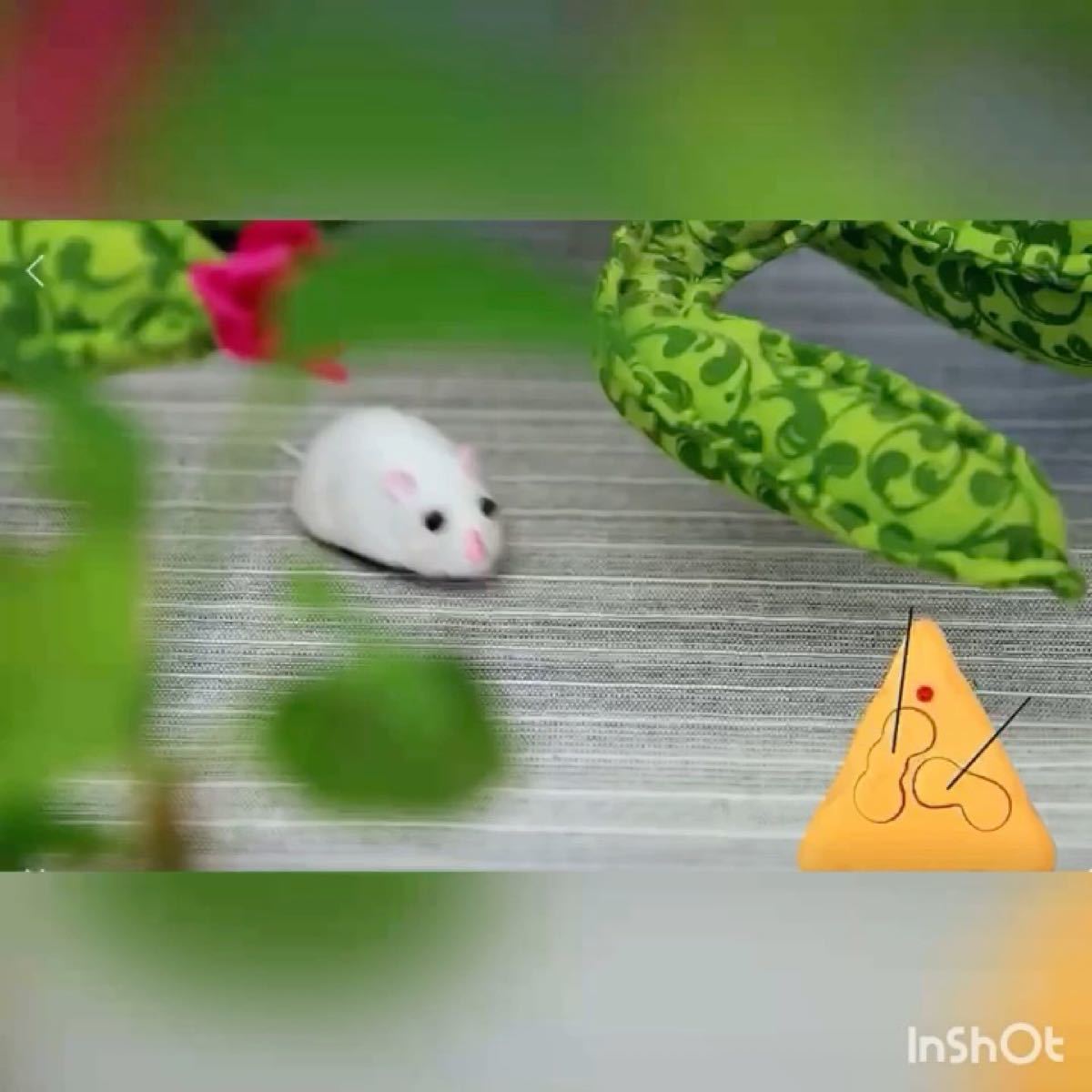 猫のおもちゃ 逃げるネズミ(電池付き)