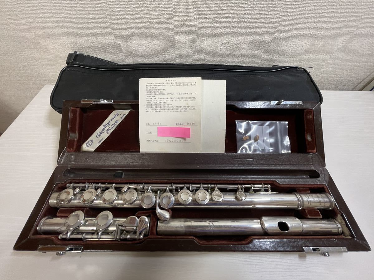 高い素材Miyazawa Flute ミヤザワフルート 現状品 gi-bu 頭部管銀製
