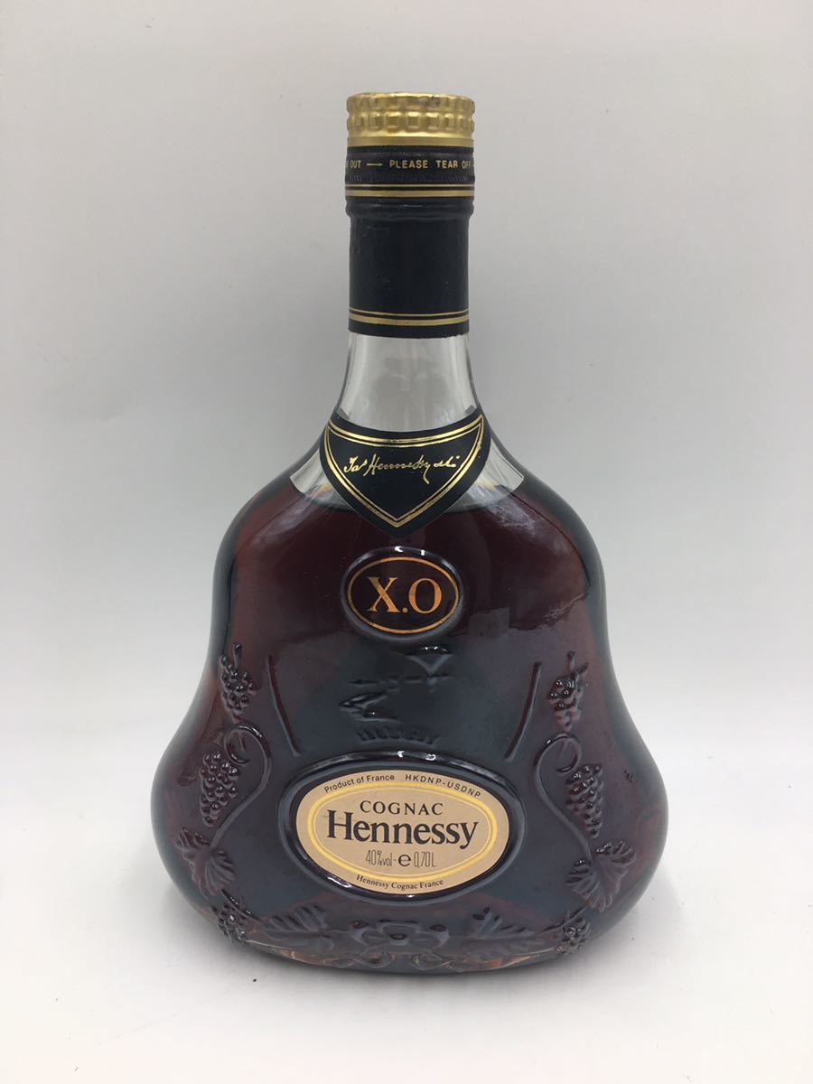 □【売り切り】 ヘネシー Hennessy XO 金キャップ グリーンボトル 未