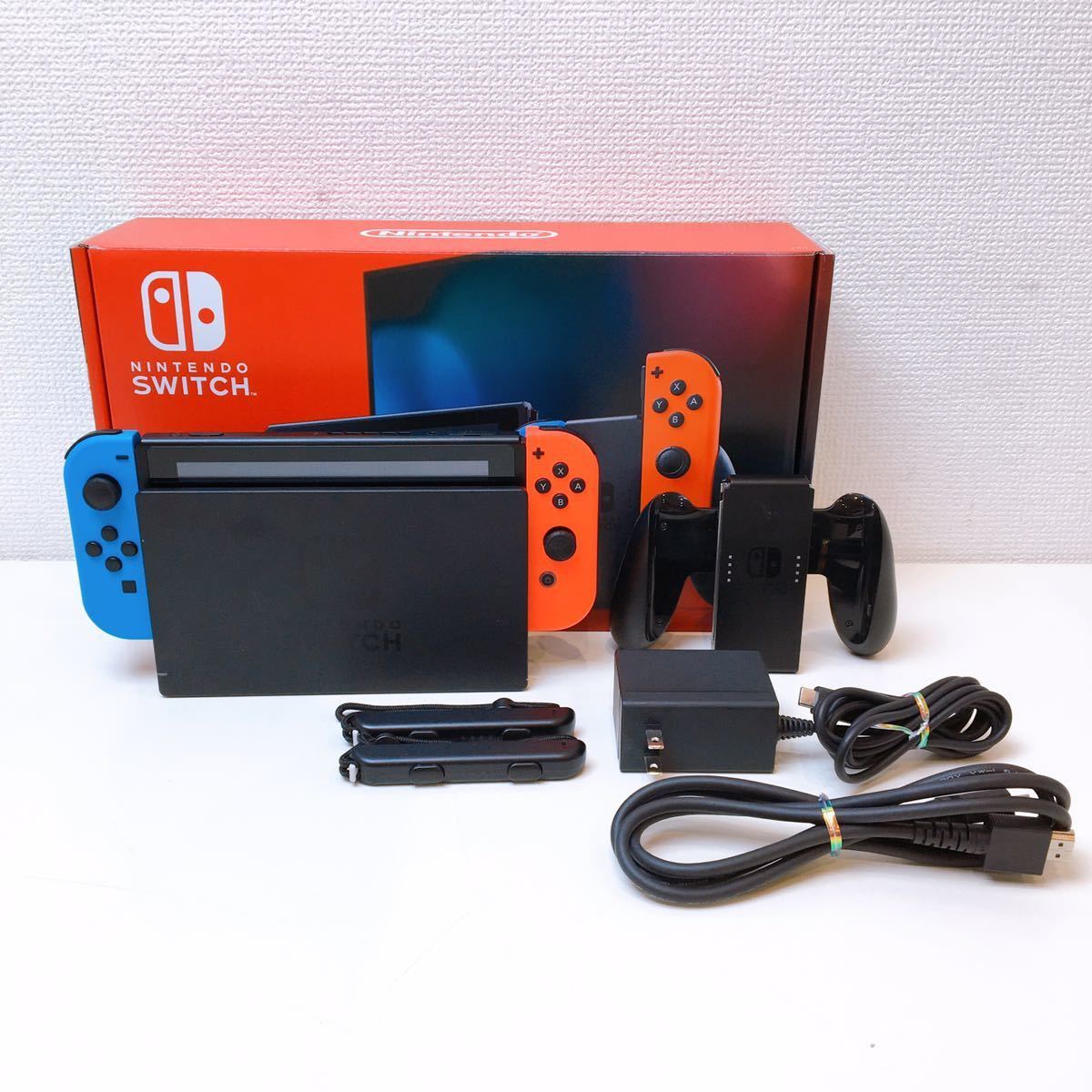 43【】Nintendo Switch 本体 HAC-001 ニンテンドースイッチ Joy-Con (L