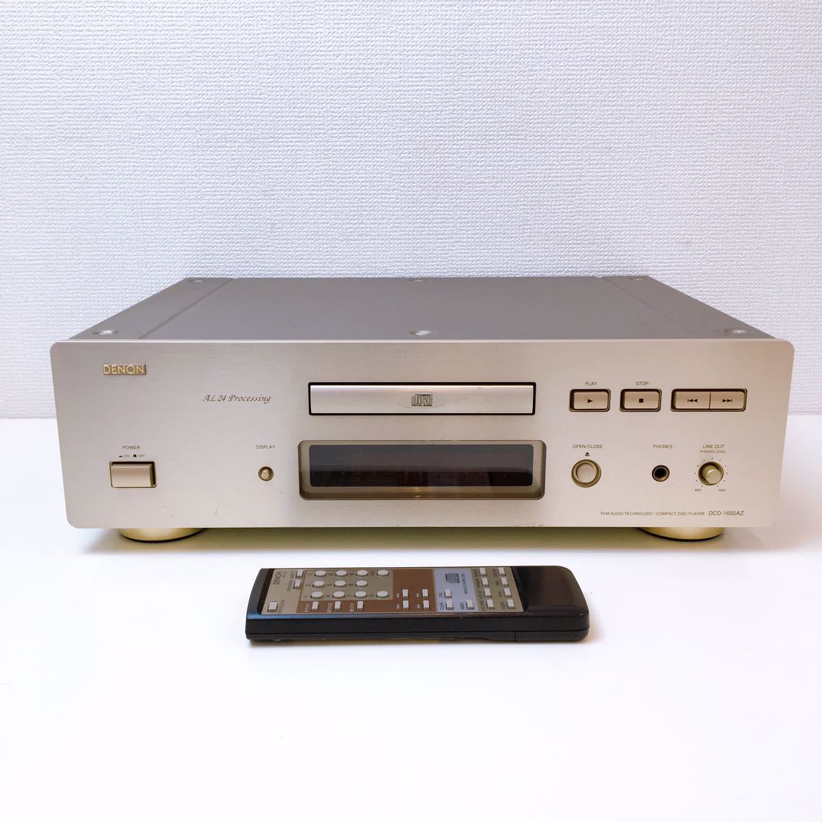 40【】DENON デノン DCD-1650AZ CDプレーヤー CDデッキ オーディオ機器