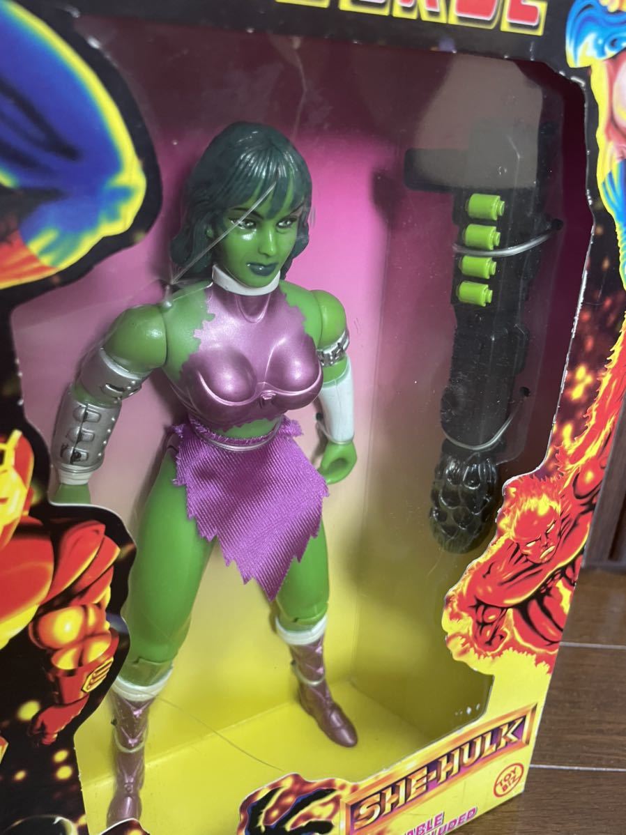 シーハルク TOYBIZ トイビズ marvel spiderman capten america HULK She-HULK キャプテンアメリカ ハルク スパイダーマン フィギュア_画像7