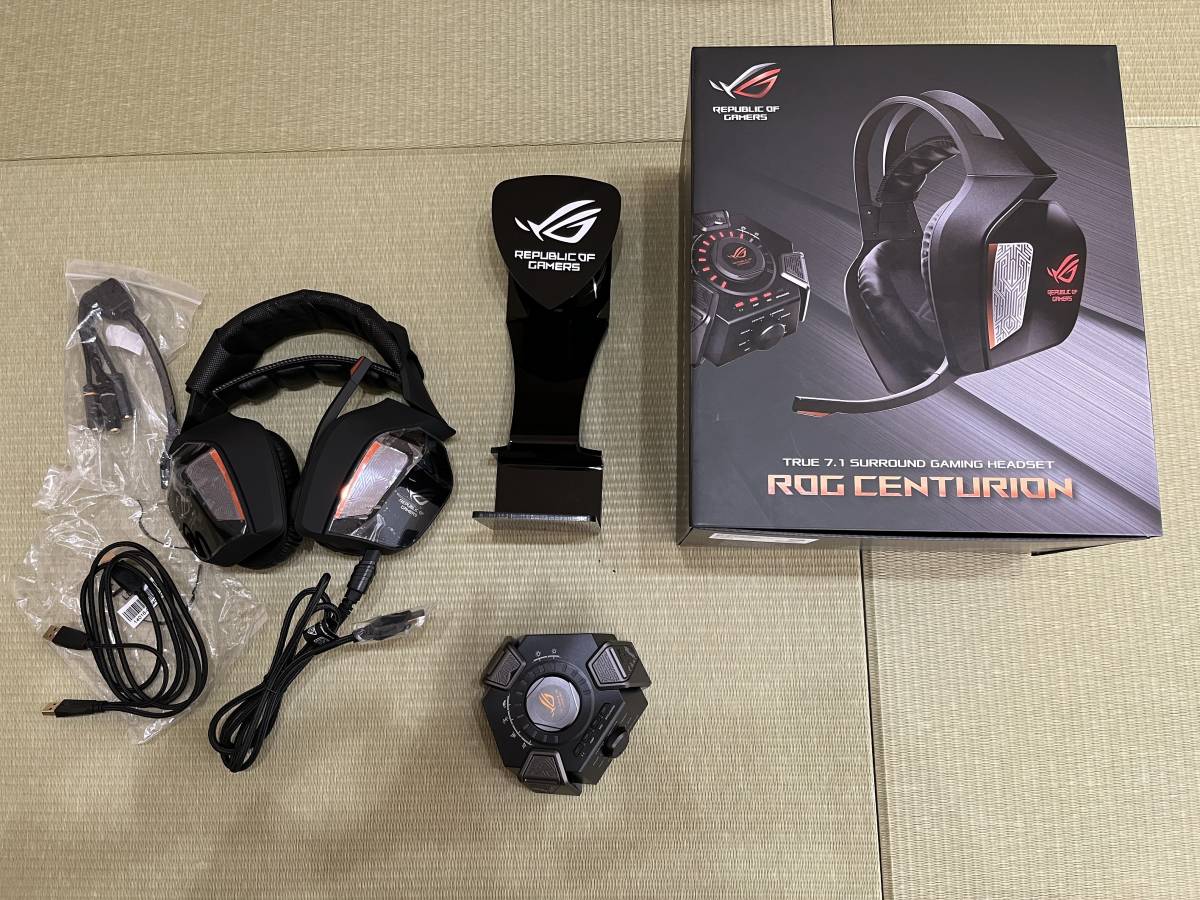 ASUS ROG Centurion ゲーミングヘッドセット 経典ブランド htckl.water