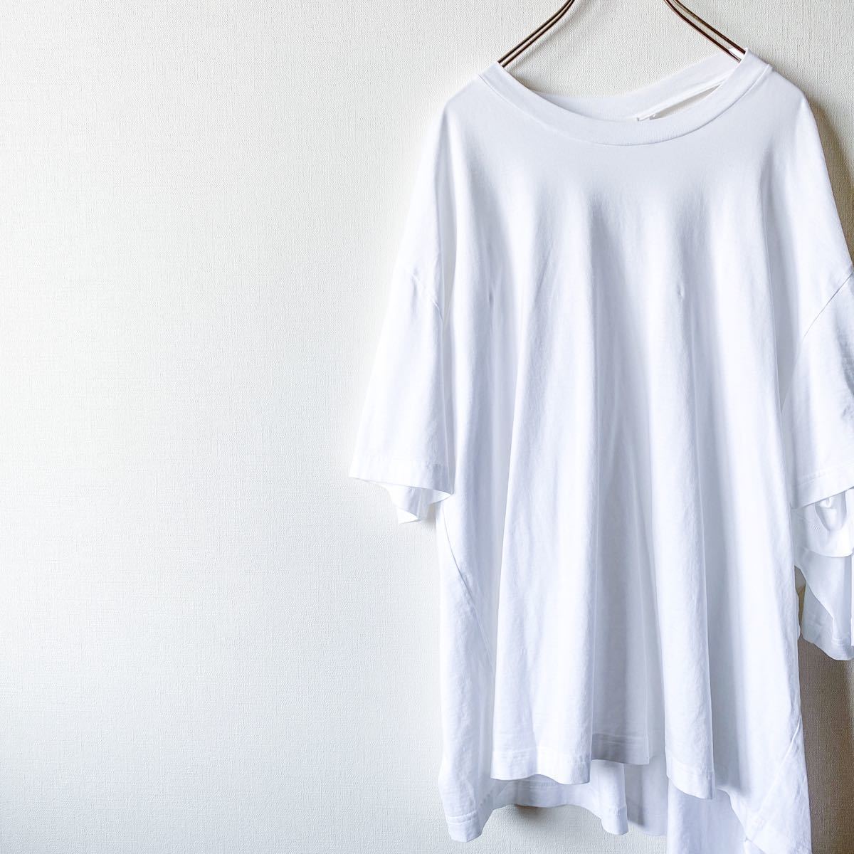 Maison Margiela マルジェラ / オーバーサイズ変形Tシャツ | contifarma.pe