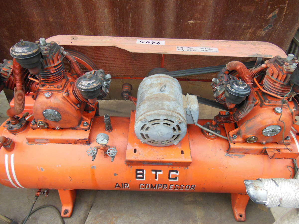 油谷 №5076 エアーコンプレッサー 7.5KW 10馬力 バンザイ CS-675 BTC