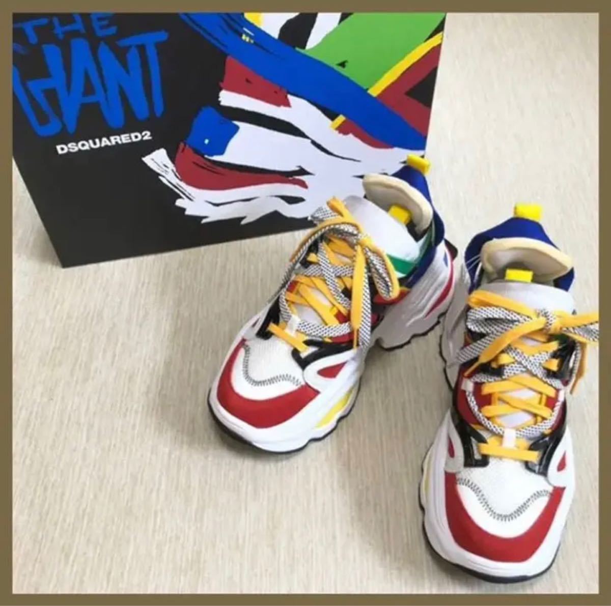 新品】ディースクエアード DSQUARED2ジャイアントスニーカー 新品】ディースクエアード DSQUARED2ジャイアントスニーカー