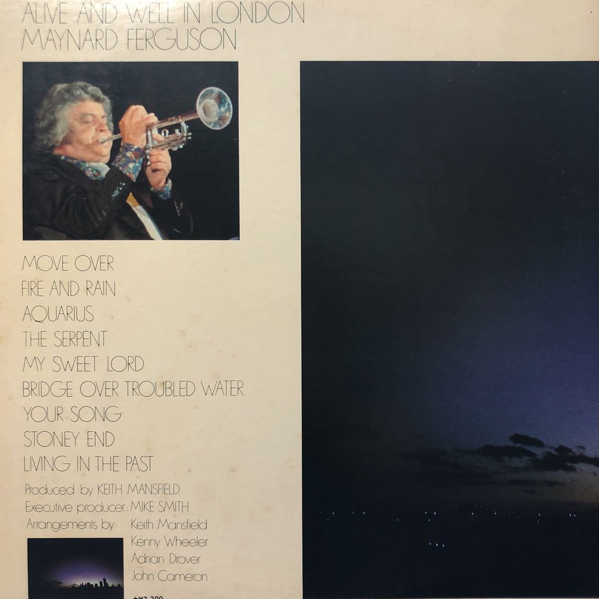 Maynard Ferguson メイナード・ファーガソン 明日に架ける橋 LP ジャズ フュージョン jazz レコード 5点以上落札で送料無料Y_画像4