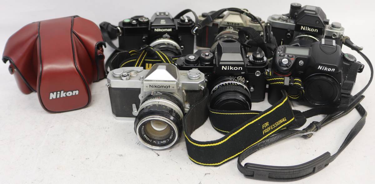 【No.599】ニコン カメラ Nikon F3 / Nikomat EL / FE10 / D80 /ほか ※要写真参照 ※要説明欄参照